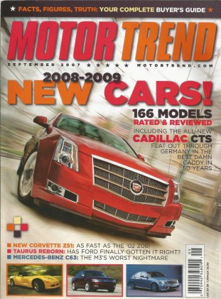 MOTOR TREND 2007 SEPT - C63 AMG, TIGUAN, NEW WRX TESTED